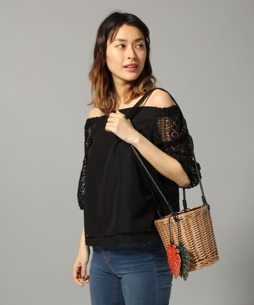 JEANASIS（ジーナシス）の「ウィローバケツトート（バッグ・ベージュ()/ブラウン()）」の6枚目の写真