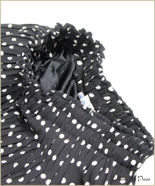 paravion（パラビオン）の「Ｋ/ドットフレアパンツ（パンツ・レディース・ホワイト/ブラック・ワンサイズ）」の7枚目の写真