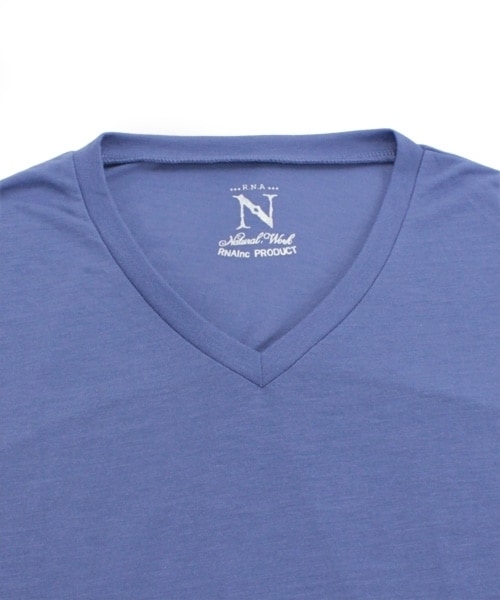 RNA-N（アールエヌエーエヌ）の「テンセルレーヨン天竺七分袖バルーンプルオーバー（トップス・レディース・ホワイト/ブラック/ブルー/グレー・M）」の5枚目の写真