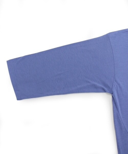 RNA-N（アールエヌエーエヌ）の「テンセルレーヨン天竺七分袖バルーンプルオーバー（トップス・レディース・ホワイト/ブラック/ブルー/グレー・M）」の6枚目の写真