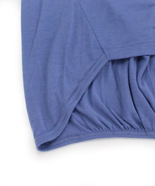 RNA-N（アールエヌエーエヌ）の「テンセルレーヨン天竺七分袖バルーンプルオーバー（トップス・レディース・ホワイト/ブラック/ブルー/グレー・M）」の7枚目の写真