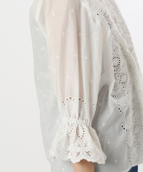 IENA - ★新品 IENA SLOBEフロントスカラレースブラウス SLOBE IENA（スローブイエナ）の「《追加予約》フロントスカラ