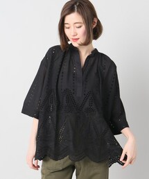 Spick & Span | カットワークブラウス(トップス)