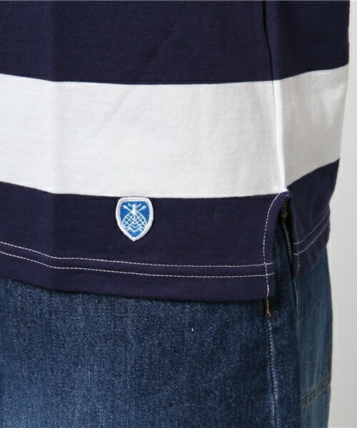 ORCIVAL（オーシバル）の「ORCIVAL STRIPE Tシャツ（Tシャツ/カットソー・レディース・ベージュ/ネイビー/マスタード・38）」の9枚目の写真