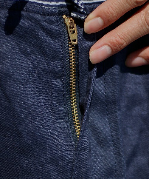 glory crew（グローリークルー）の「スラブリネンイージーパンツ（その他パンツ・メンズ・グレー/ブルー/ネイビー/サックスブルー・M/L）」の12枚目の写真