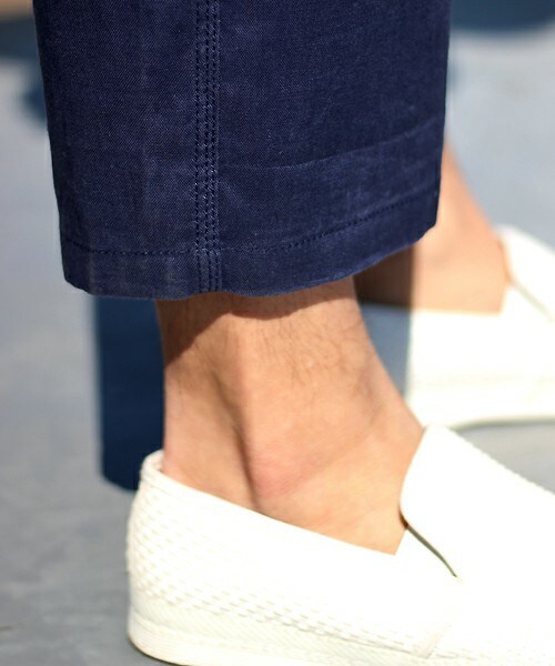 glory crew（グローリークルー）の「スラブリネンイージーパンツ（その他パンツ・メンズ・グレー/ブルー/ネイビー/サックスブルー・M/L）」の10枚目の写真