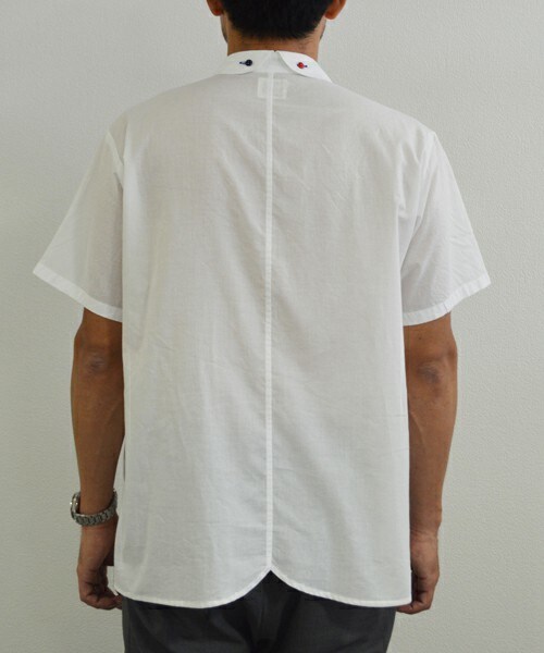 FRAPBOIS half（フラボアハーフ）の「モクモシャツ（シャツ/ブラウス・レディース・ホワイト/ネイビー・1/2）」の7枚目の写真