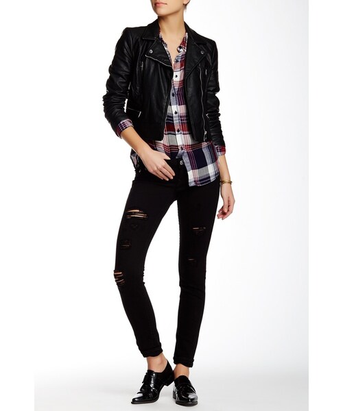 TRUE RELIGION（トゥルーレリジョン）の「True Religion Distressed Skinny Jean（デニムパンツ・レディース・cmf blk rp・23/24/25/26/27/28/29/30/31/32）」の3枚目の写真