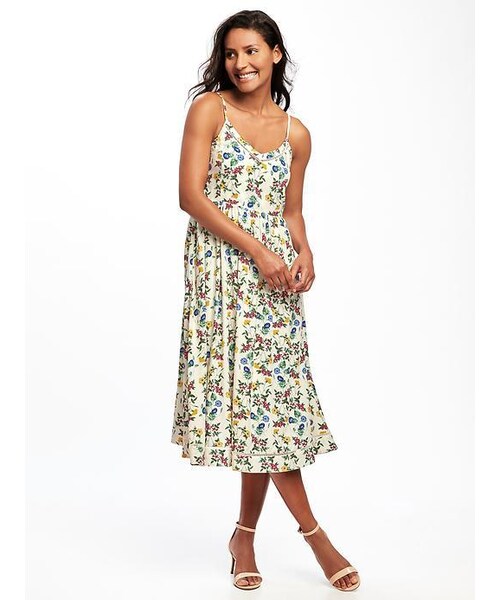 Old Navy オールドネイビー の Fit Flare Cami Midi Dress For Women ワンピース Wear