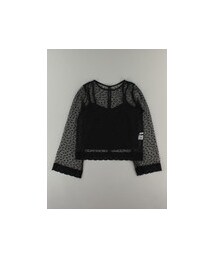 E hyphen world gallery | 【先行予約】ハートドットチュールプルオーバー(トップス)