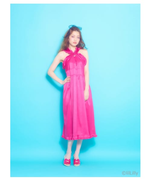 lilLilly（リルリリー）の「フリルホルタードレス（）」 - WEAR