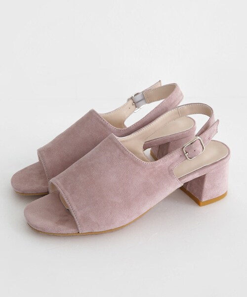 DHOLIC（ディーホリック）の「スエードライクオープントゥスリングバックシューズ（その他シューズ・レディース・230/235/240/245/250）」の5枚目の写真