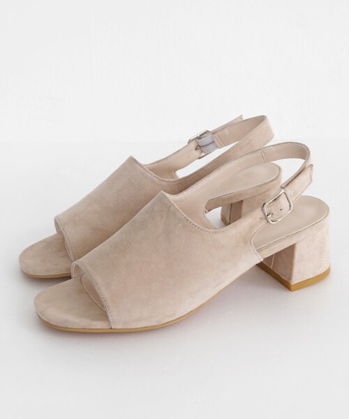 DHOLIC（ディーホリック）の「スエードライクオープントゥスリングバックシューズ（その他シューズ・レディース・230/235/240/245/250）」の3枚目の写真