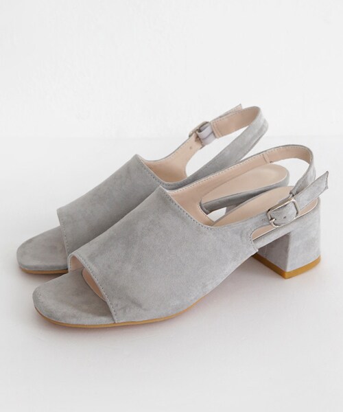 DHOLIC（ディーホリック）の「スエードライクオープントゥスリングバックシューズ（その他シューズ・レディース・230/235/240/245/250）」の2枚目の写真