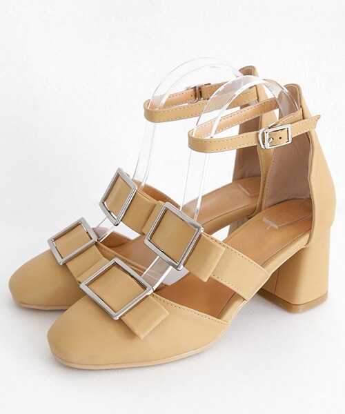 DHOLIC（ディーホリック）の「バックルリボンアンクルストラップシューズ（その他シューズ・レディース・225/230/235/240/245/250）」の2枚目の写真