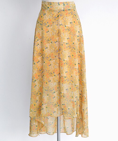 DHOLIC（ディーホリック）の「アンバランスヘムフローラルスカート（スカート・レディース・FREE）」の3枚目の写真