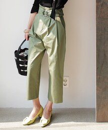 DHOLIC | ボールドベルトSETハイウエストコットンパンツ(その他パンツ)