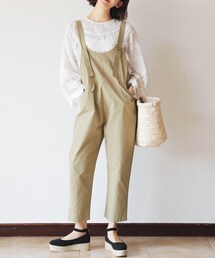 DHOLIC | ラウンドネックコットンオールインワン(サロペット/オーバーオール)