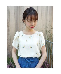 F i.n.t | チューリップ総刺繍プルオーバーブラウス/F i.n.t(シャツ/ブラウス)