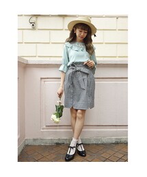 F i.n.t | ウエストリボンチューリップスカート/F i.n.t(スカート)