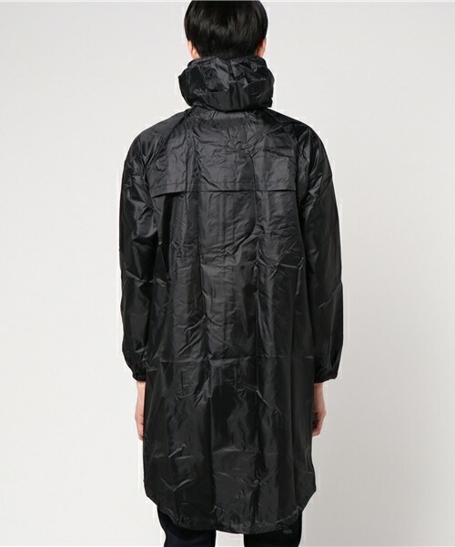 UNION STATION（ユニオンステーション）の「KiU(キウ)/ ZIP UP　レインコート（レインコート/ポンチョ・メンズ・ブラック/カーキ/ネイビー・FREE）」の4枚目の写真