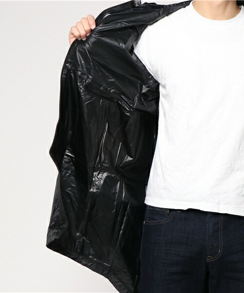 UNION STATION（ユニオンステーション）の「KiU(キウ)/ ZIP UP　レインコート（レインコート/ポンチョ・メンズ・ブラック/カーキ/ネイビー・FREE）」の10枚目の写真