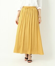 A part by | サテンギャザーマキシスカート(スカート)