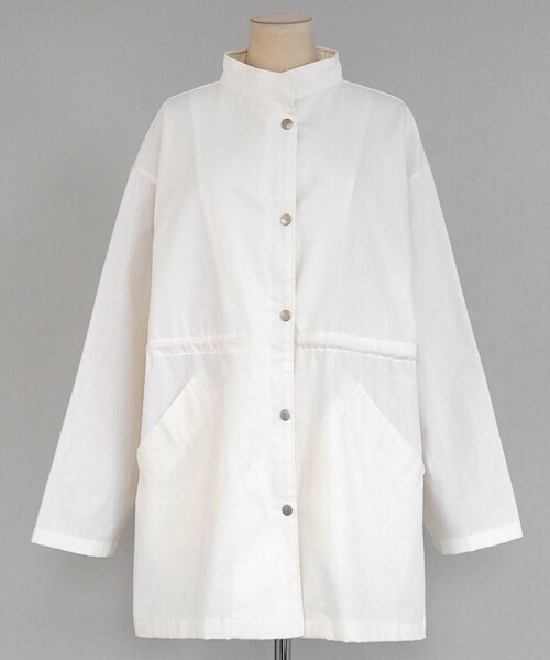 DHOLIC（ディーホリック）の「ハイネックスナップボタンミリタリージャケット（ミリタリージャケット・レディース・FREE）」の2枚目の写真