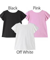 GRL | バックリボンフリルスリーブトップス(Tシャツ/カットソー)