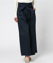 HELIOPOLE | ◆2017SS新作◆リボンベルトワイドパンツ(その他パンツ)