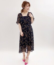 Cheek | シフォンカシュクールワンピース(ワンピース)