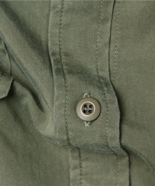 archives（アルシーヴ）の「テンセルビッグシャツ（シャツ/ブラウス・レディース・チャコールグレー/カーキ・MEDIUM）」の10枚目の写真