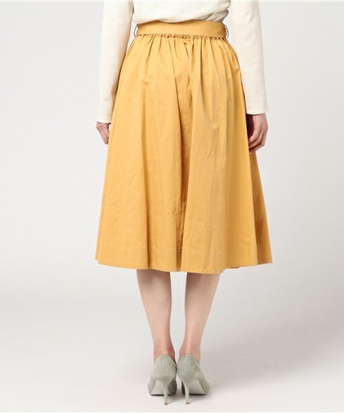 archives（アルシーヴ）の「共地ベルト付ミディ丈スカート（スカート・レディース・ベージュ/マスタード/ピンク・MEDIUM）」の5枚目の写真