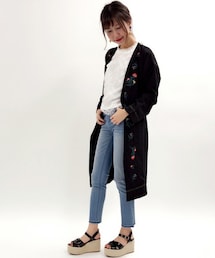 archives | 刺繍ガウン着流しコート(その他アウター)