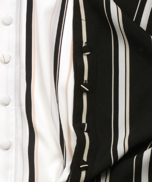 RANDA（ランダ）の「ロングブラウス（ワンピース/ドレス・レディース・ホワイト/ブラック・0/1）」の9枚目の写真