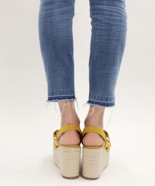 archives（アルシーヴ）の「ジュートウェッジサンダル（サンダル・レディース・アイボリー/ブラック/マスタード・MEDIUM/LARGE）」の9枚目の写真