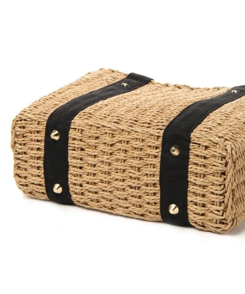 BAYFLOW(ベイフロー)の「カゴBAG(バッグ・ナチュラル/ベージュ)」の9枚目の写真