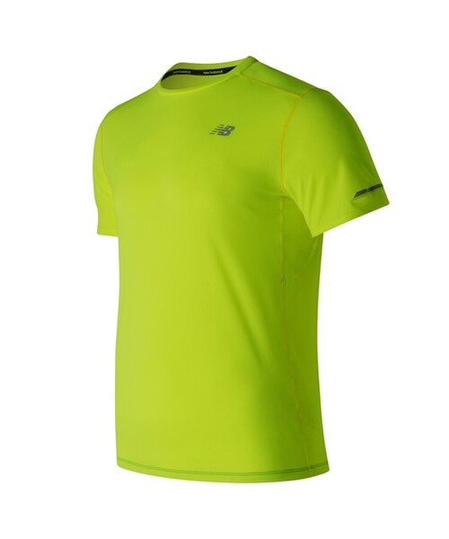 NEW BALANCE(ニューバランス)の「NB ICE ショートスリーブTシャツ(メンズ > アパレル > ランニング・メンズ・HIL ハイライト・S/XL/L/M)」の1枚目の写真