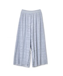 flower | pleats lace pants～ﾌﾟﾘｰﾂﾚｰｽﾊﾟﾝﾂ(その他パンツ)
