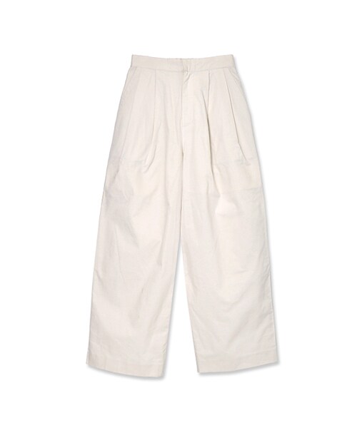 flower（フラワー）の「stick stripe pants～ｽﾃｨｯｸｽﾄﾗｲﾌﾟﾊﾟﾝﾂ（その他パンツ・レディース・blue/ivory・FREE）」の2枚目の写真