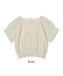 flower | daring back top～ﾀﾞﾘﾝｸﾞﾊﾞｯｸﾄｯﾌﾟ(Tシャツ/カットソー)