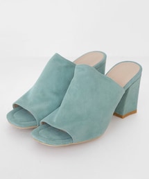 DHOLIC | 6COLORSスエードオープントゥミュール(その他シューズ)