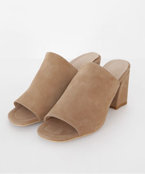 DHOLIC（ディーホリック）の「6COLORSスエードオープントゥミュール（その他シューズ・レディース・225/230/235/240/245/250）」の3枚目の写真