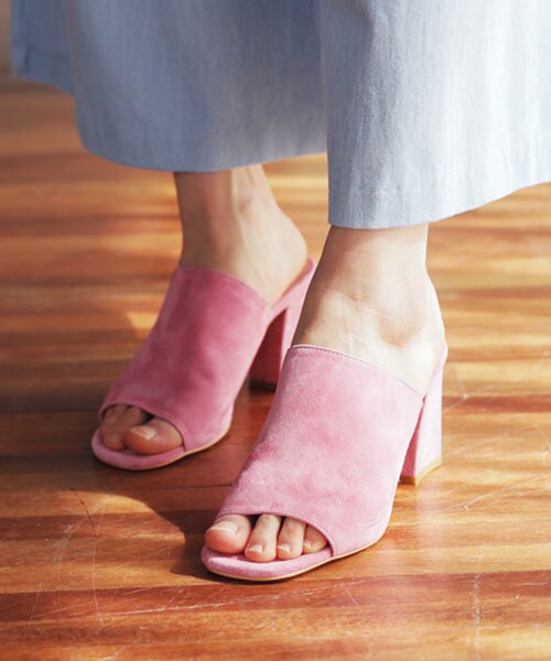 DHOLIC（ディーホリック）の「6COLORSスエードオープントゥミュール（その他シューズ・レディース・225/230/235/240/245/250）」の5枚目の写真