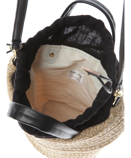 w closet（ダブルクローゼット）の「編みバケツショルダー（バッグ・レディース・ベージュ/ミックス・FREE）」の6枚目の写真
