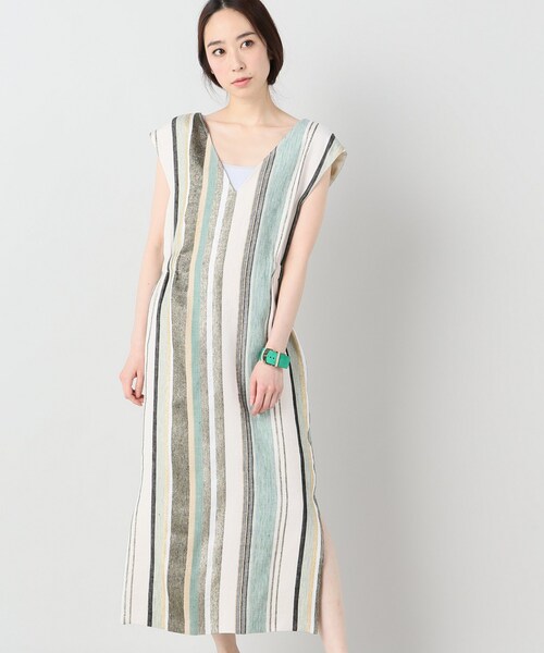 JOURNAL STANDARD L'ESSAGE ボーダーワンピース マンテコ journal standard L'essage（ジャーナルスタンダードレサージュ