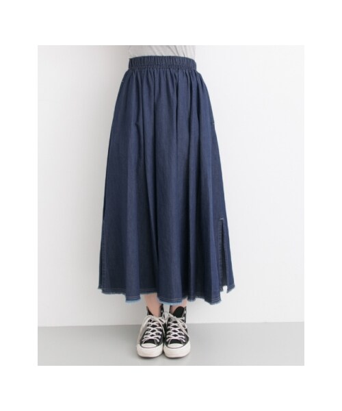 URBAN RESEARCH(アーバンリサーチ)の「デニムフレアマキシスカート(その他・レディース・BLUE/DENIM・FREE)」の8枚目の写真
