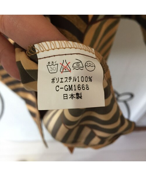キュウリガン(キュウリガン)の「【未使用】幾何学模様 デザイン 日本製 柄シャツ ジャケット(シャツ/ブラウス・メンズ・その他)」の6枚目の写真