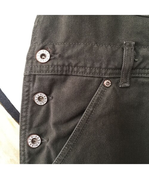 キュウリガン（キュウリガン）の「【USA製】90s GUESS カーキ オーバーオール（サロペット/オーバーオール・メンズ・その他）」の10枚目の写真