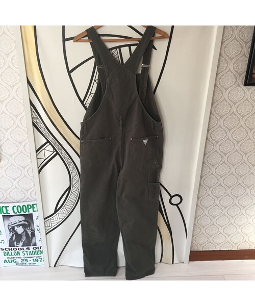 キュウリガン（キュウリガン）の「【USA製】90s GUESS カーキ オーバーオール（サロペット/オーバーオール・メンズ・その他）」の3枚目の写真